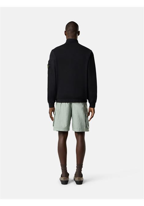 felpa 6100018 uomo nera STONE ISLAND | L1S15 6100018 S0410V0029